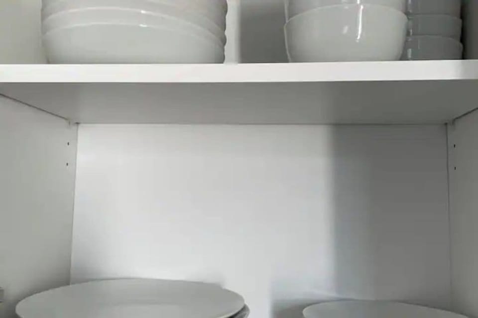 All dishes, utensils and cookware provided