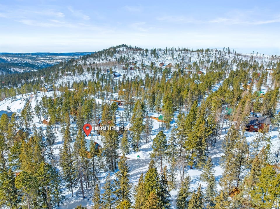 Peace and serenity abound at Buffalo Trail Cabin.