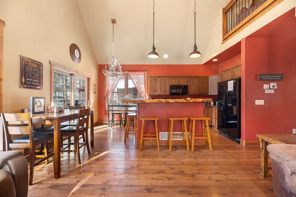 Fully stocked kitchen with everything you'll need to create a delicious meal.