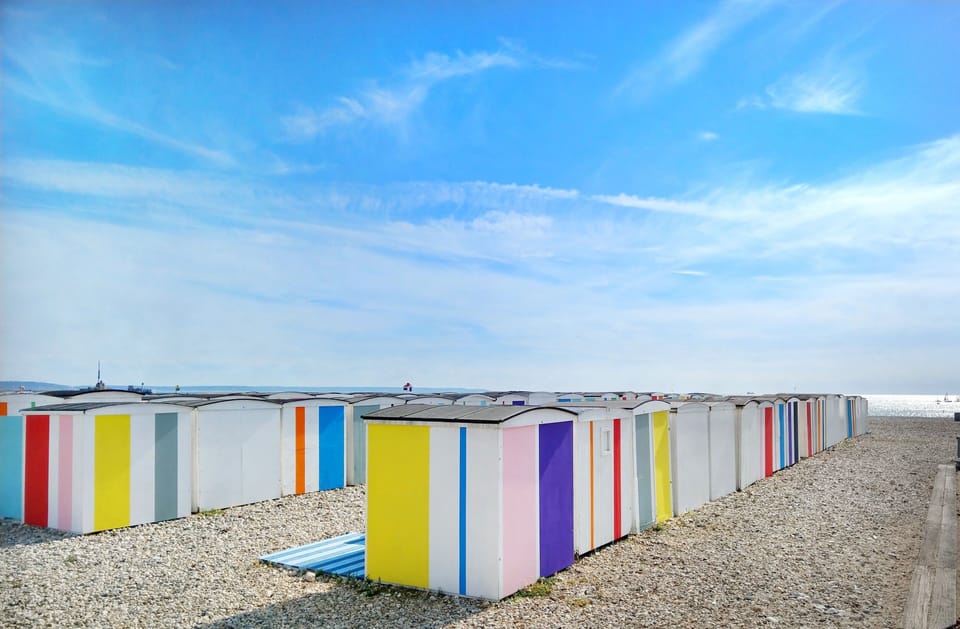 Experience the colourful coastline of le Havre.