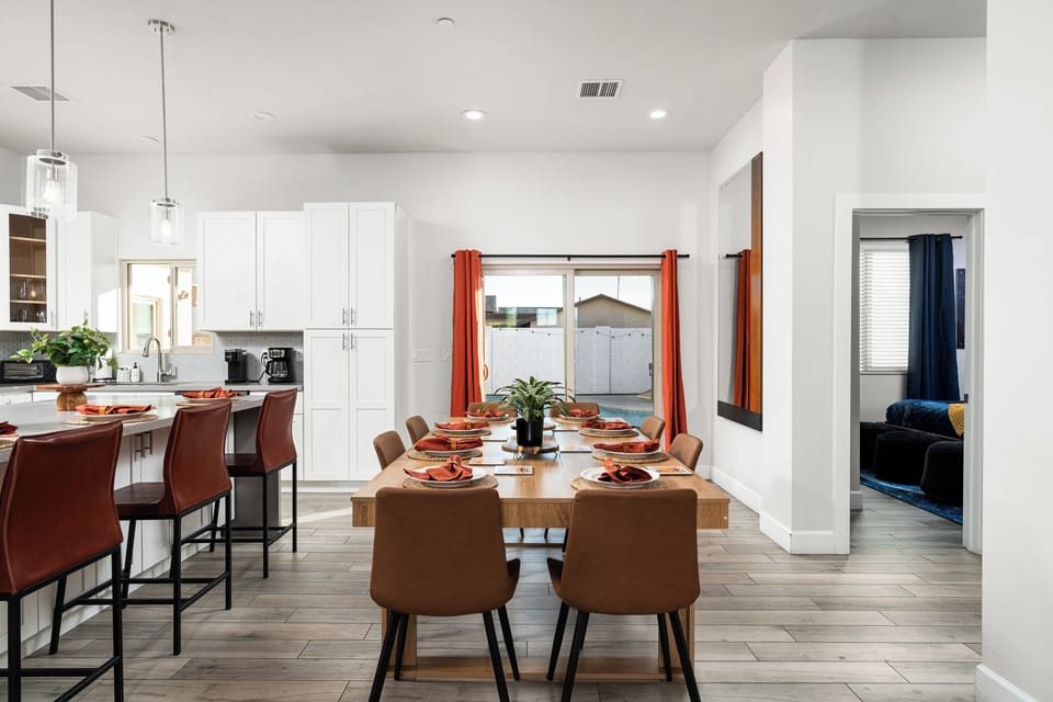 Enjoy a Family or Holiday Meal at the Dining Table