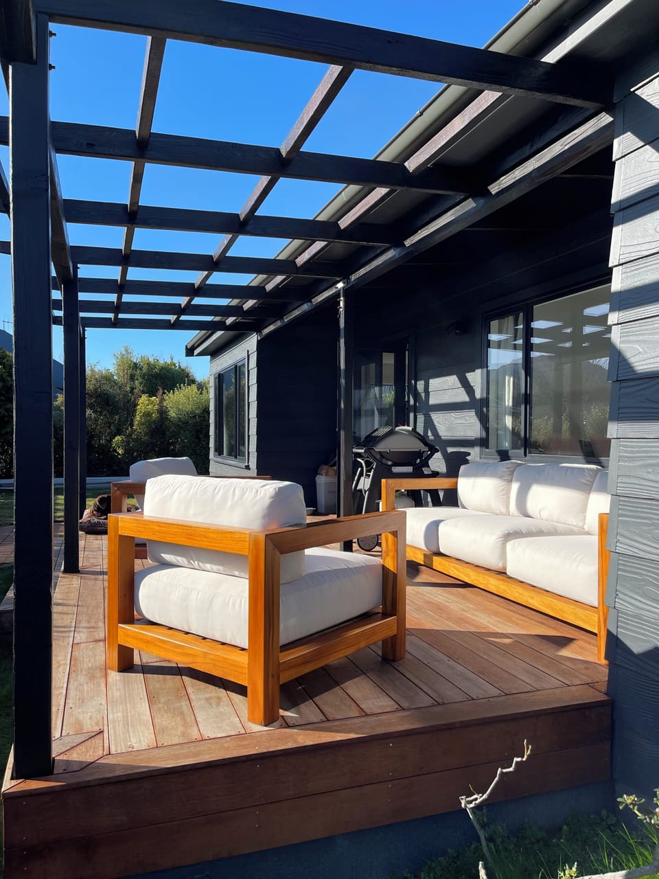 Outside deck
