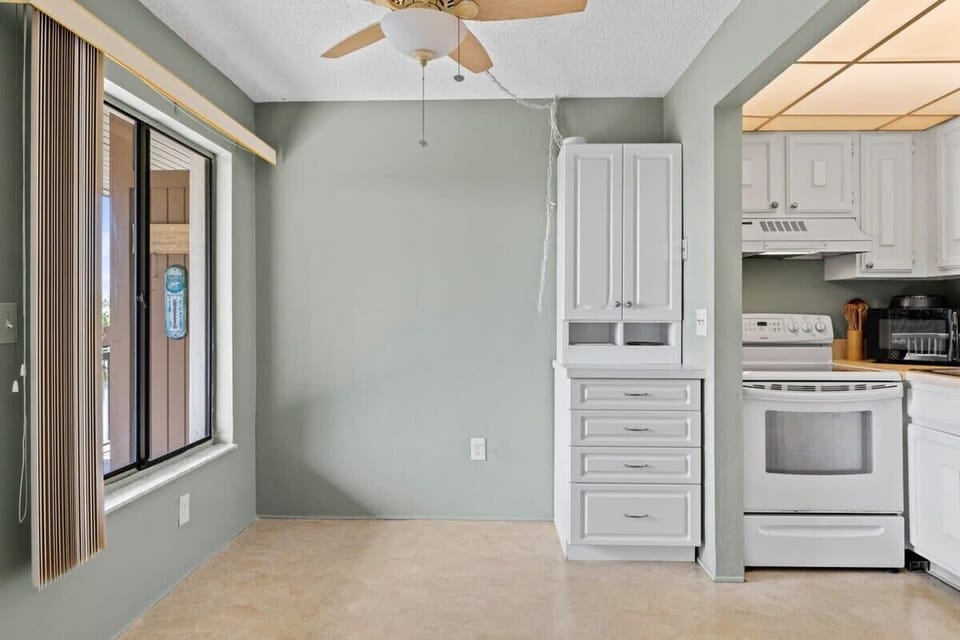 Plenty of storage space in the kitchen