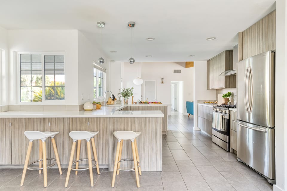 A chef's kitchen.