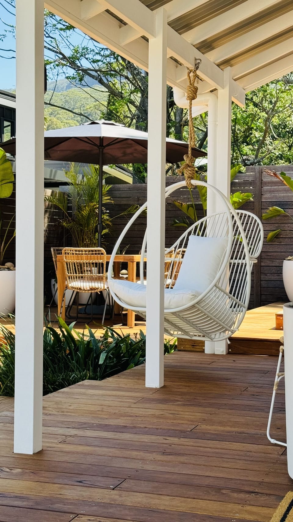 Relax in our hanging chair