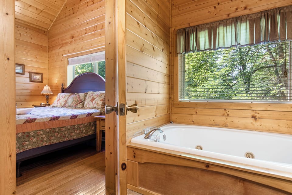 Primary Bathroom - Jetted Tub + Standing Shower