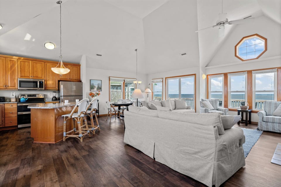 Surf or Sound Realty - 1142 - Island Sky - Great Room -5-Edit