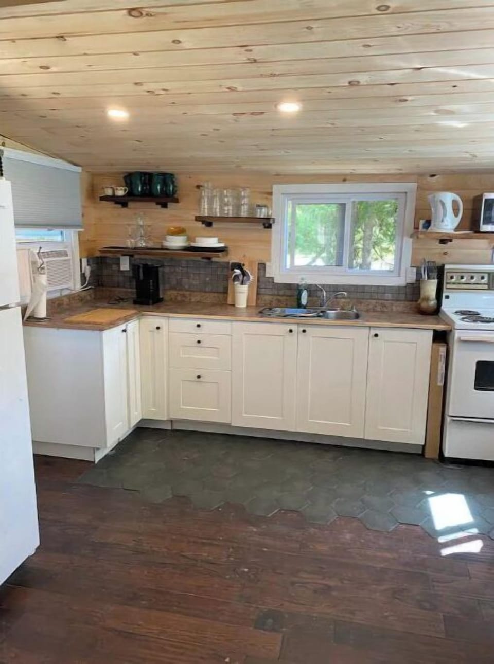 The kitchen.