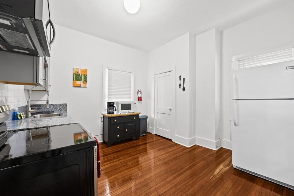 Large fully equipped kitchen for home-cooked meals