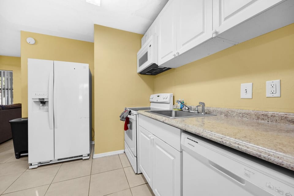 Fully equipped kitchen with everything needed to make a meal