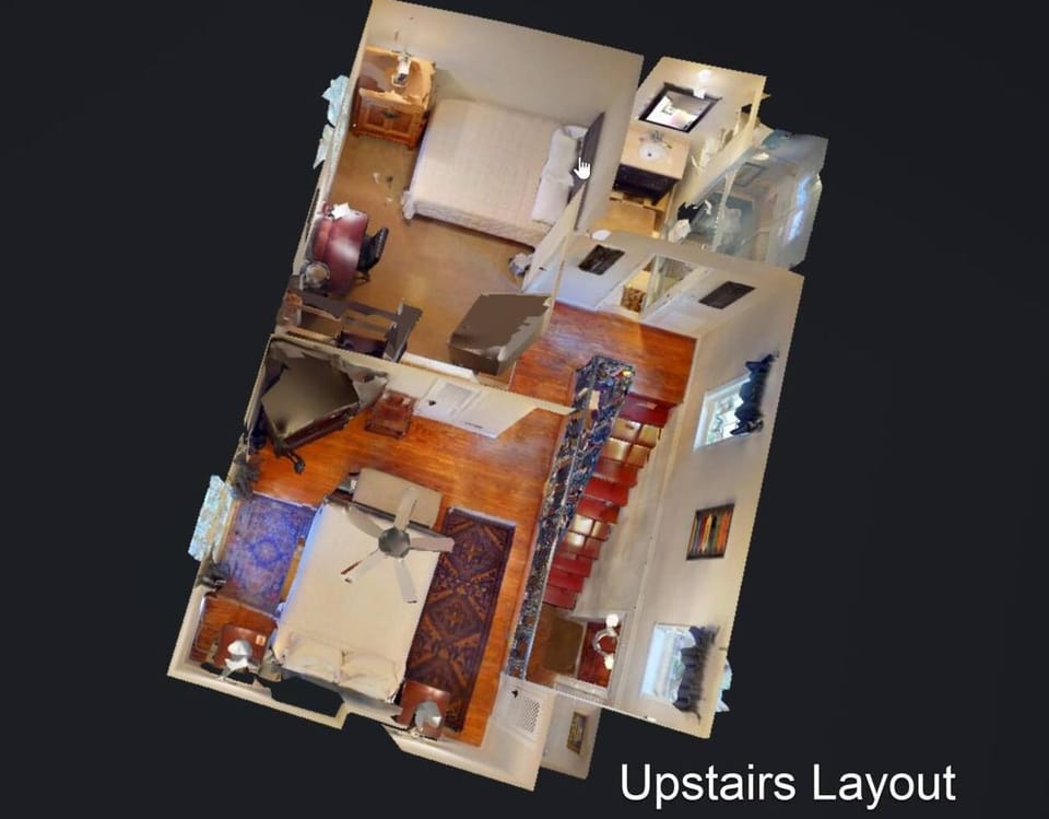 Upstairs layout