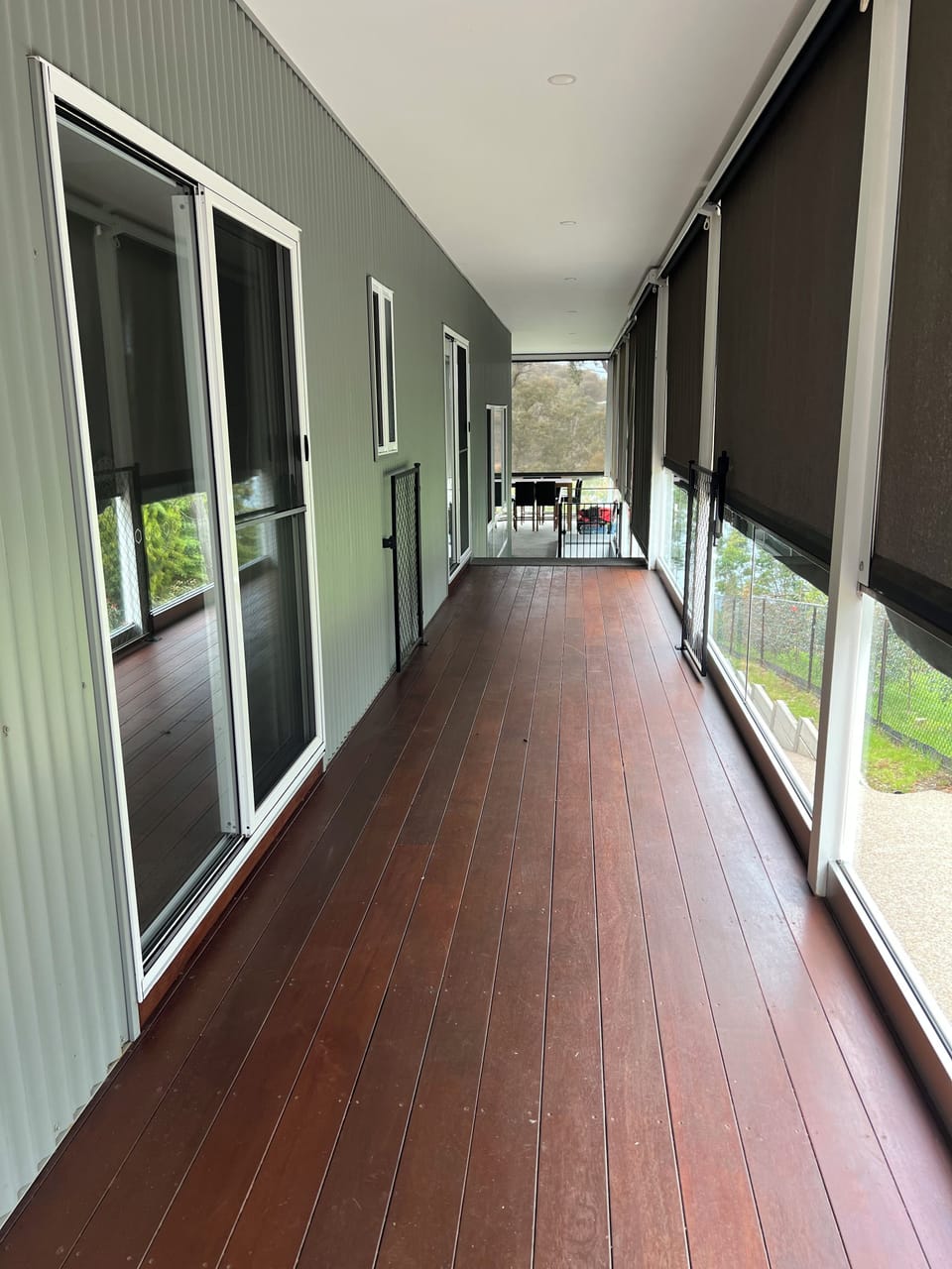 Decking from bedroom 1 & 3