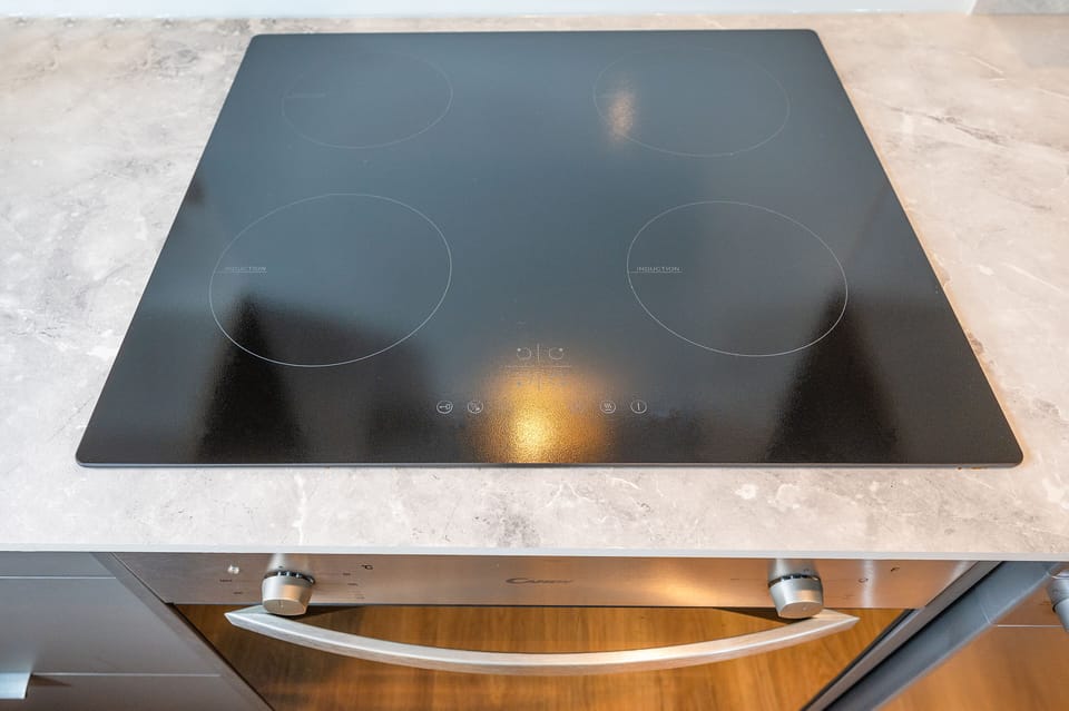Cook with ease on the modern electric stove, designed for convenience and precision!