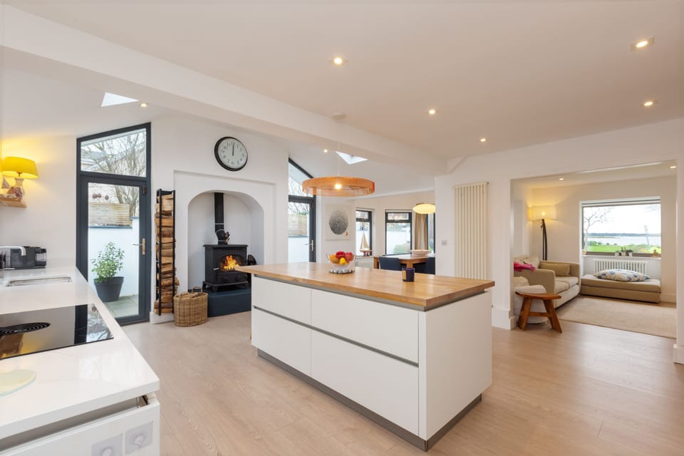 Kitchen - dining - TV area