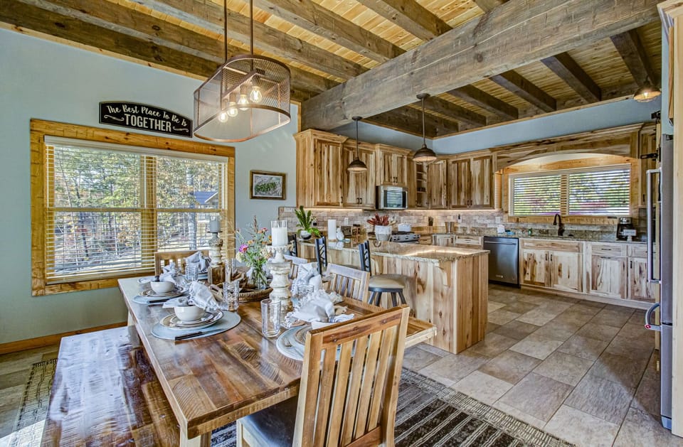Fully equipped gourmet kitchen in your private Smoky Mountain cabin