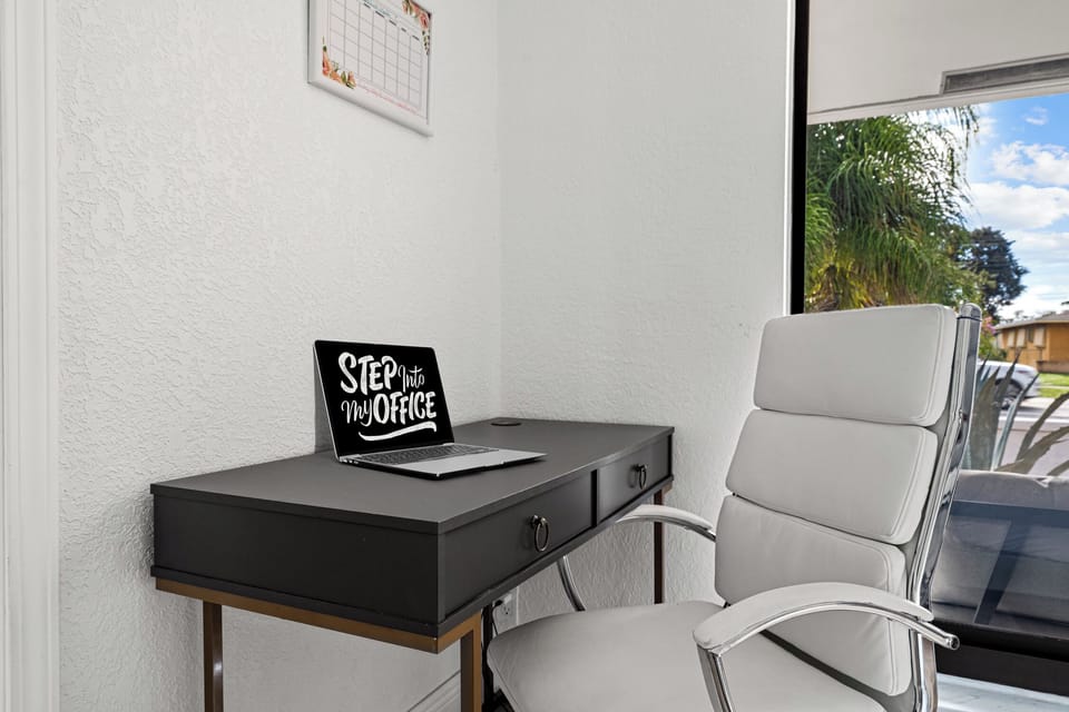 Work meets paradise: Stay productive from the comfort of your vacation retreat.