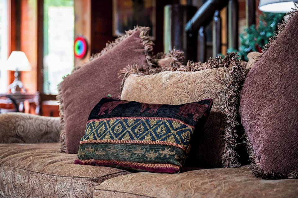 Bear Family Manor's cozy living area