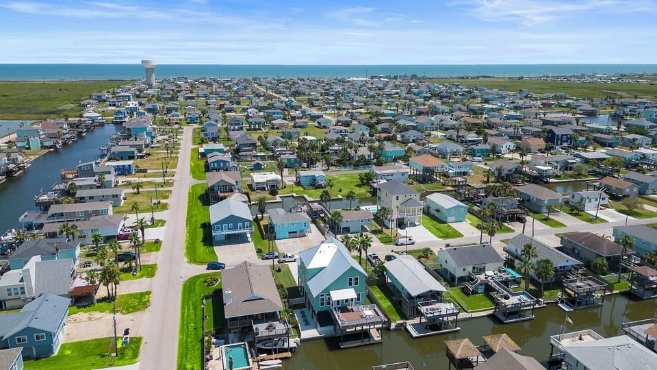 The beach is a bicycle ride away!