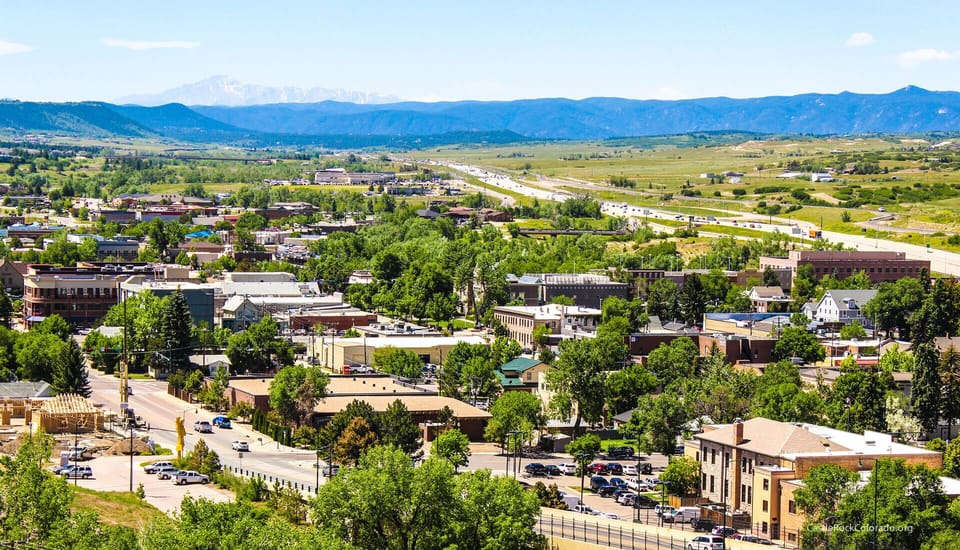Views from the trail right above the house. The Train passes by every few hours.