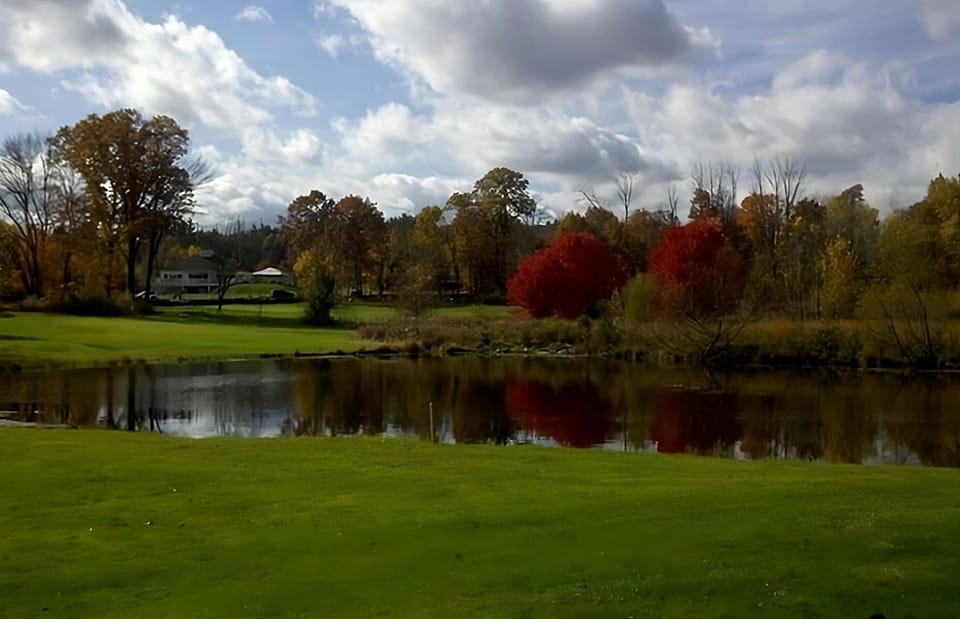 Stroll beside calm waters and enjoy peaceful, leafy views.