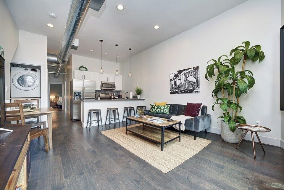 first floor open concept common area - perfect for a small gathering of friends/family!