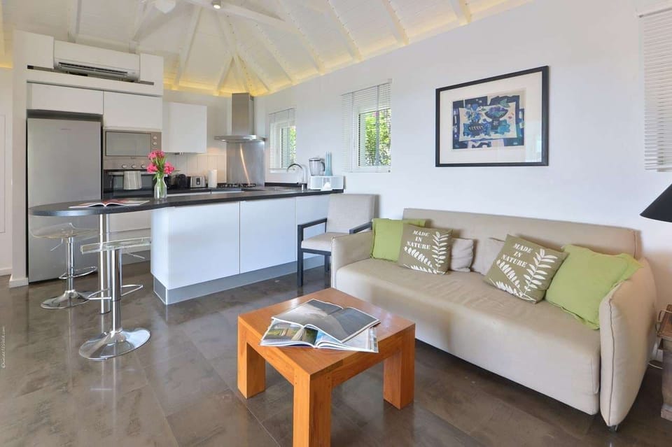 Living Room at WV APN, Mont Jean, St. Barthelemy