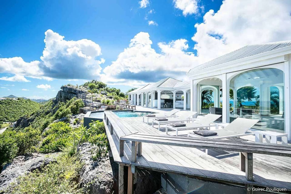 Deck at WV BYZ, Colombier, St. Barthelemy