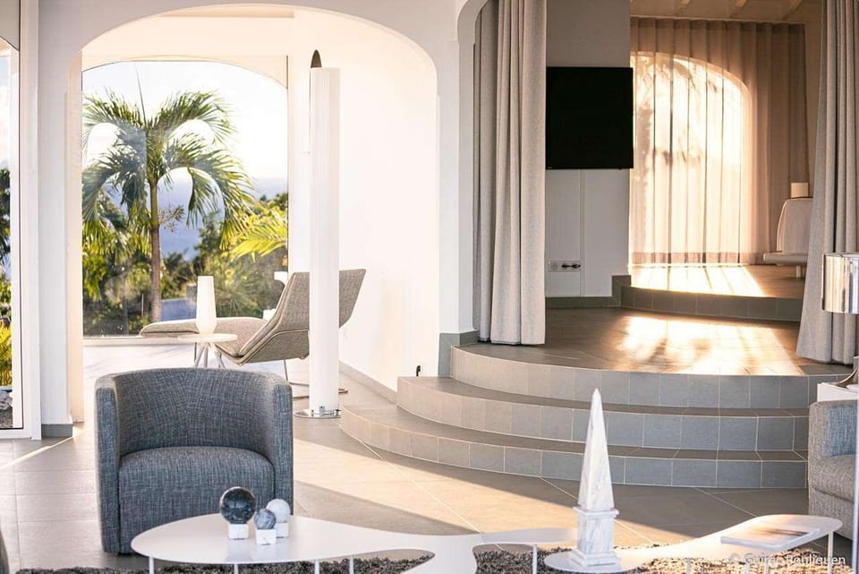 Living Room at WV BYZ, Colombier, St. Barthelemy