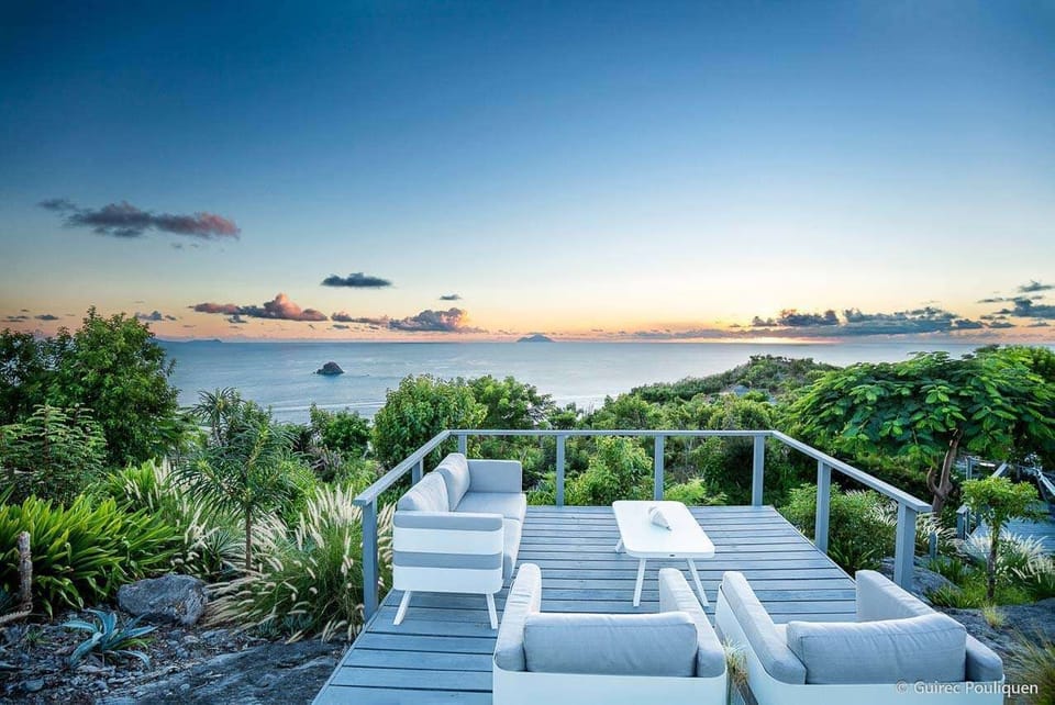 Deck at WV BYZ, Colombier, St. Barthelemy