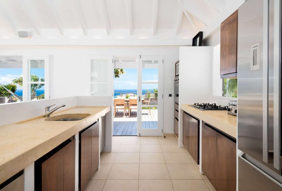 Kitchen at WV VNA, Vitet, St. Barthelemy