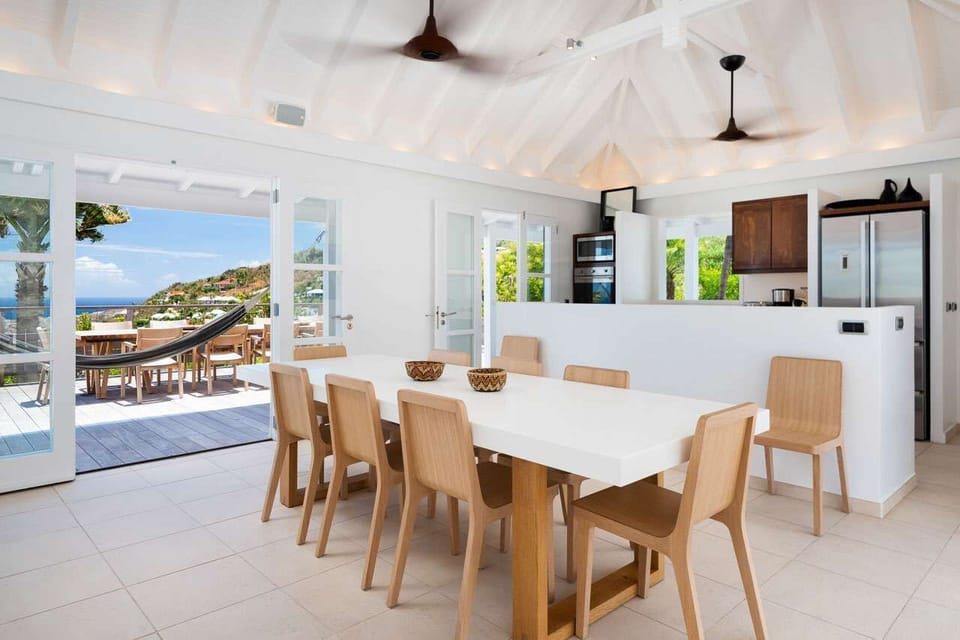 Dining Room at WV VNA, Vitet, St. Barthelemy