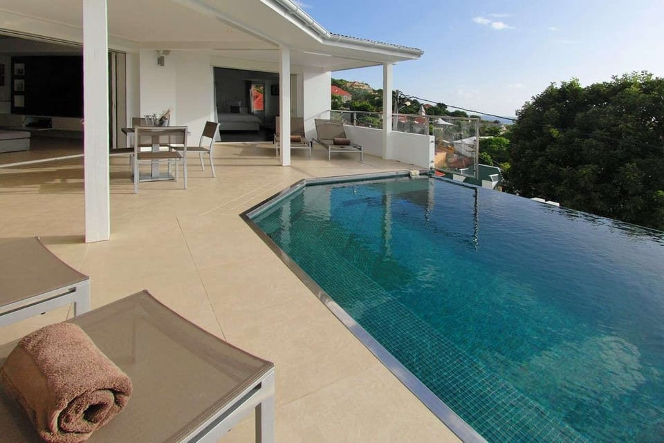 Villa Pool at WV ROS, Gustavia, St. Barthelemy
