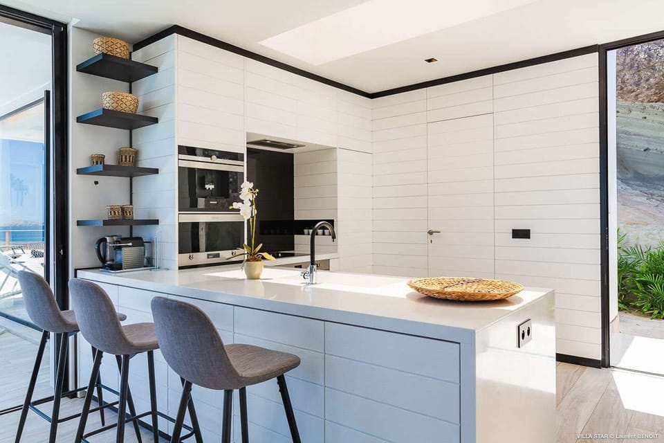 Kitchen at WV TAR, Camaruche, St. Barthelemy