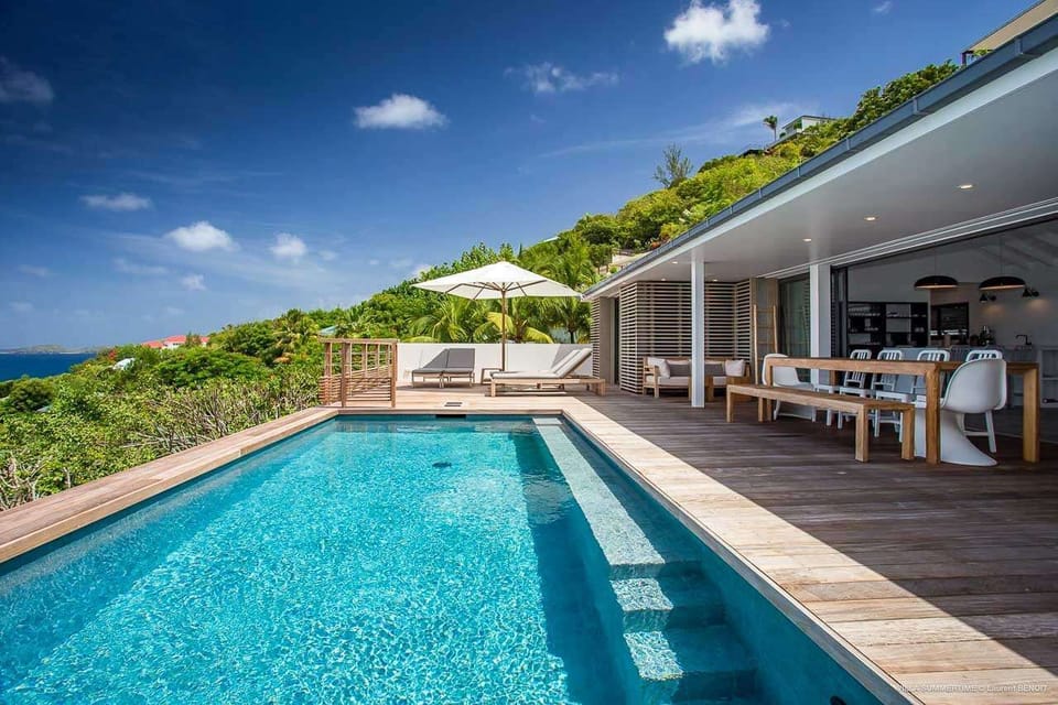 Deck at WV SUM, Pointe Milou, St. Barthelemy
