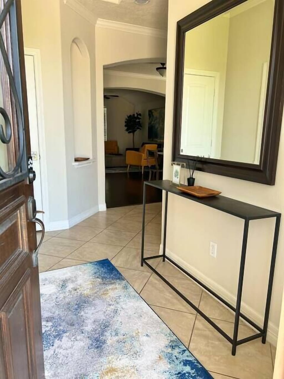 Entry into your home away from home.