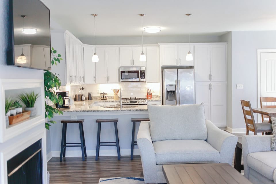 Perfect flow for relaxing and dining 