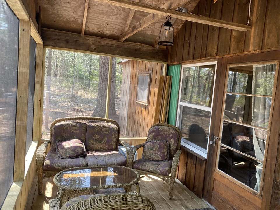 View from within porch