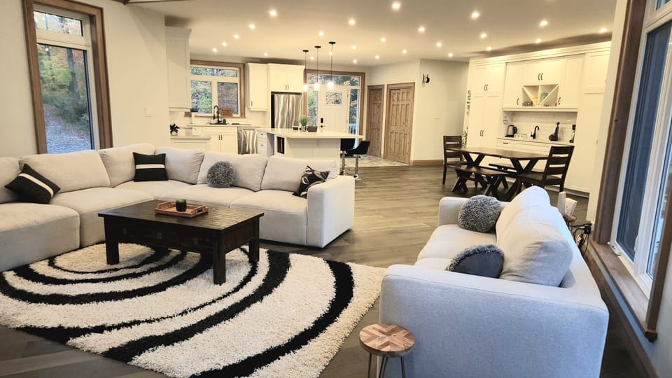 Cozy living area..  