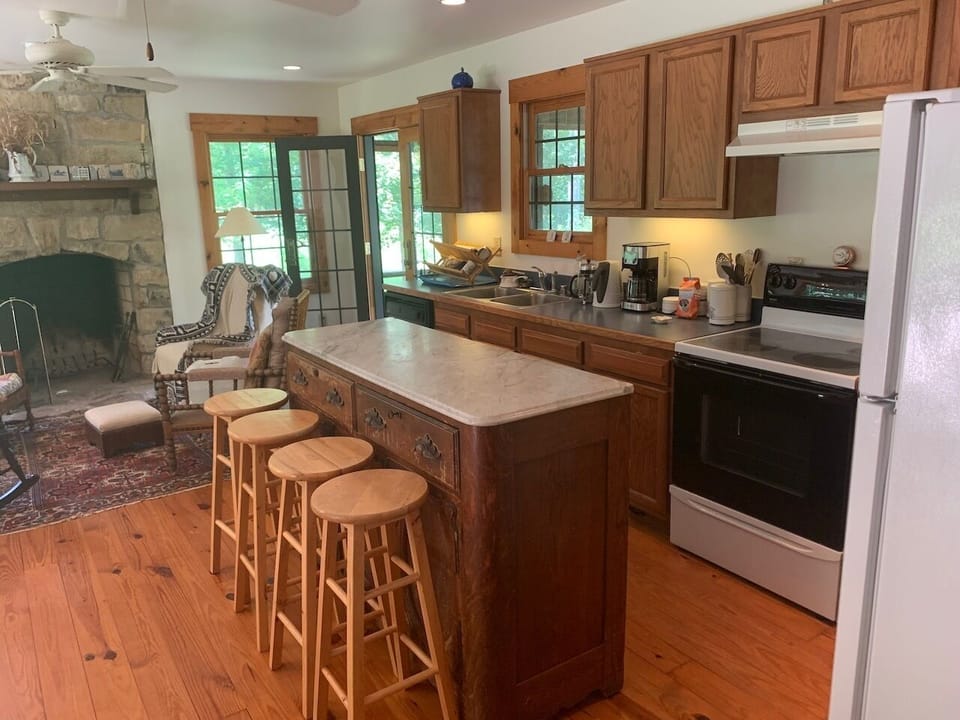 The kitchen.