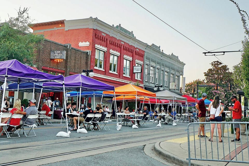 Outdoor dining
