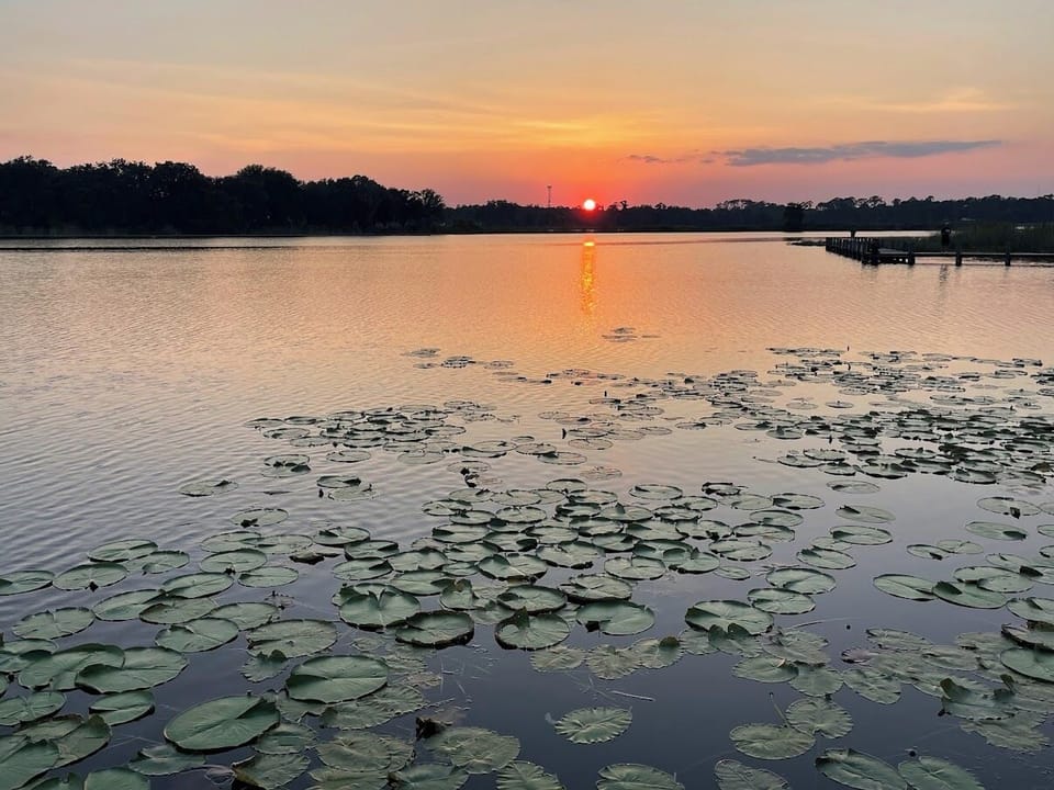 One of our many beautiful sunsets