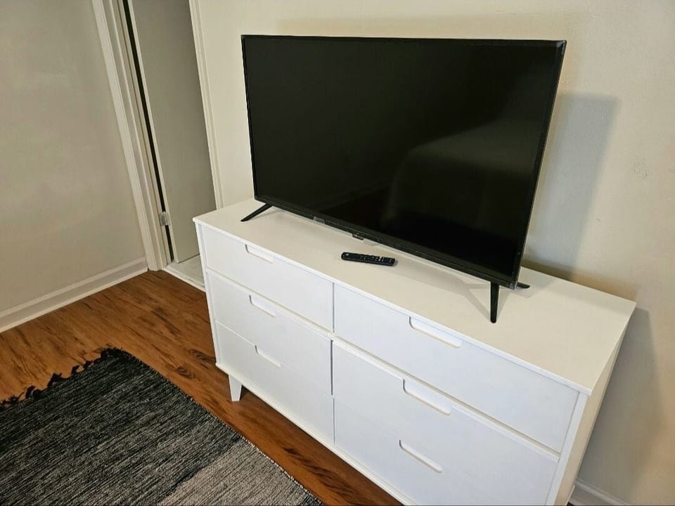 55" TV in both Bedrooms
