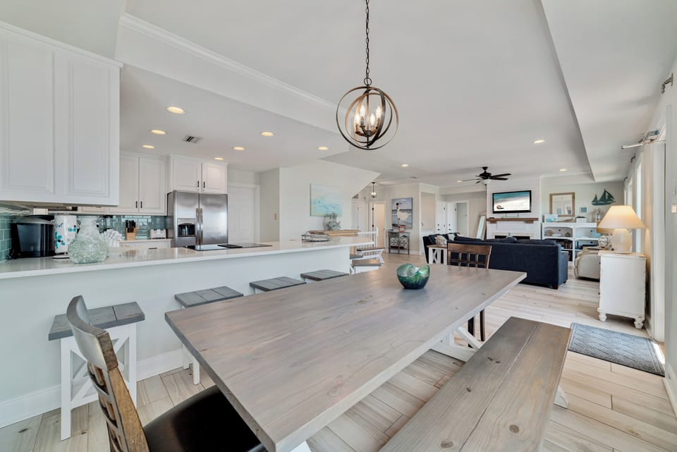 Large dining table