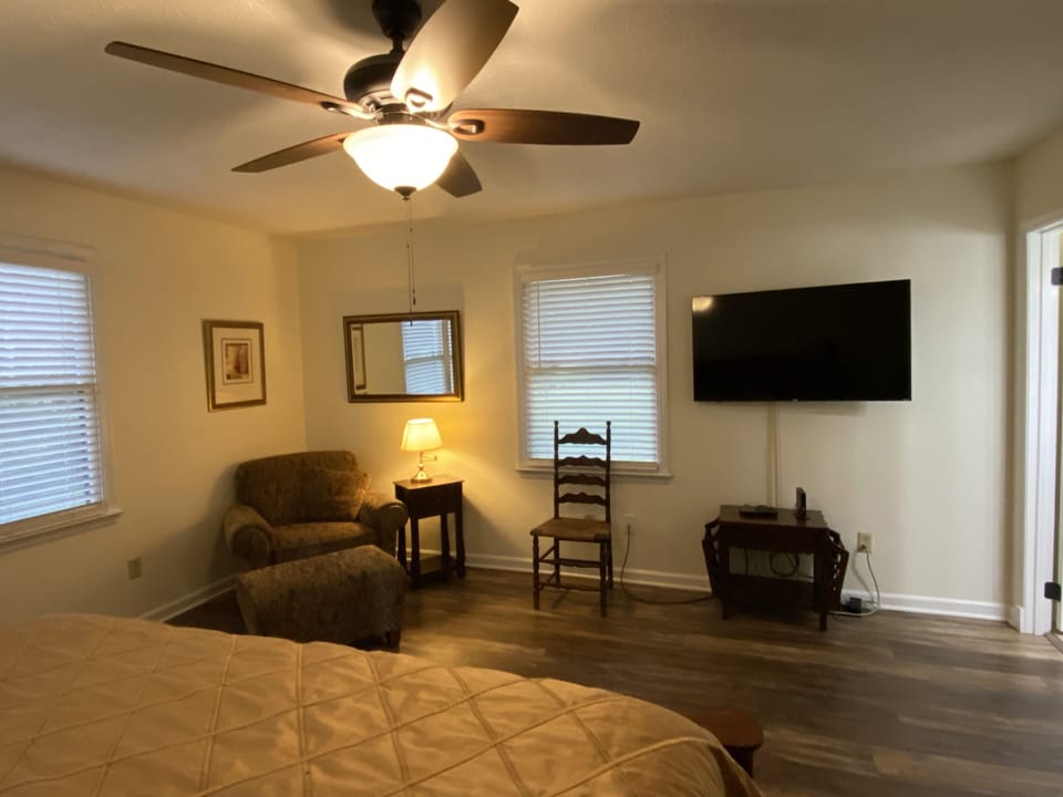 Master bedroom - private bathroom with walk in shower.