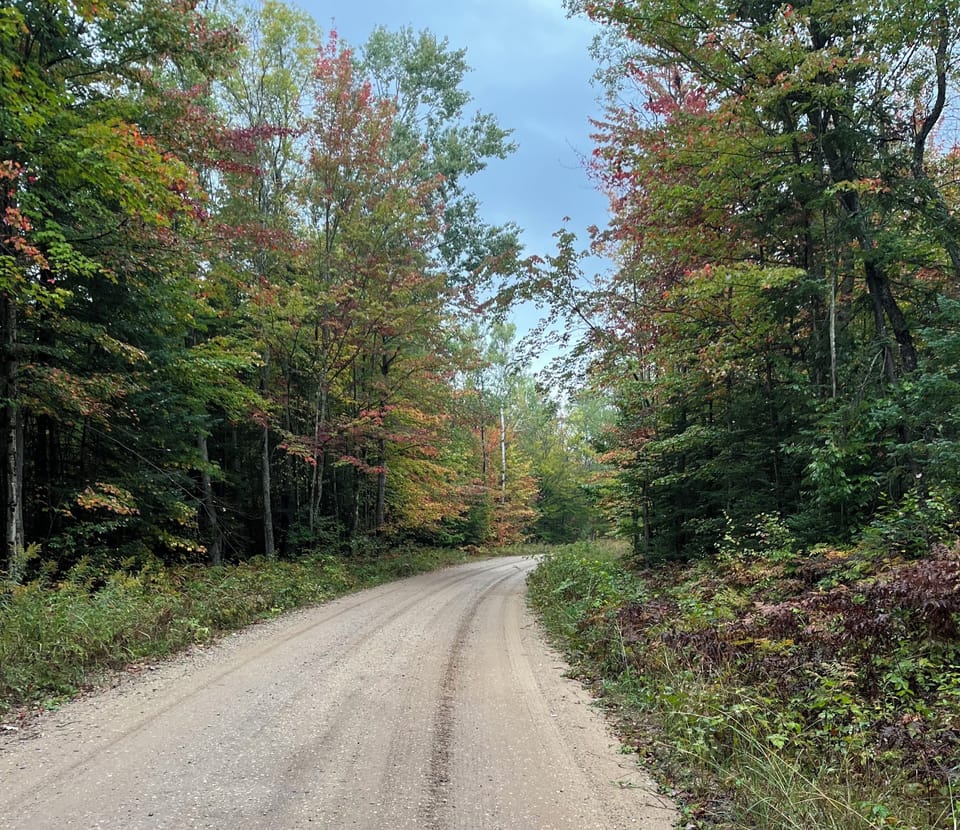 Seasonal rd, 2 mi. away. 2wD ok until snow. Fall colors & wildlife. Pic 09.22.24