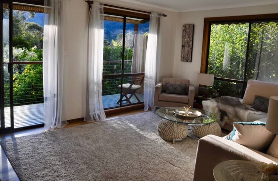 Living room with access to back verandah