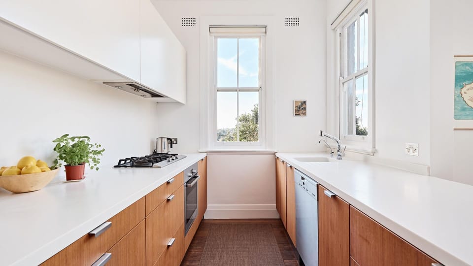 Craft brunch in large kitchen