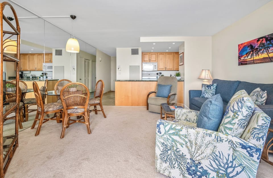 Bright room with brand new furnishings