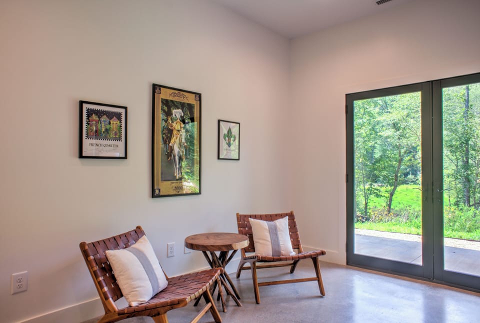 Lower Level - Living Area w/ Patio Access