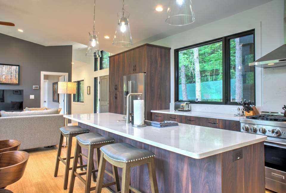 Main Level - Chef's Kitchen w/ Breakfast Bar Seating